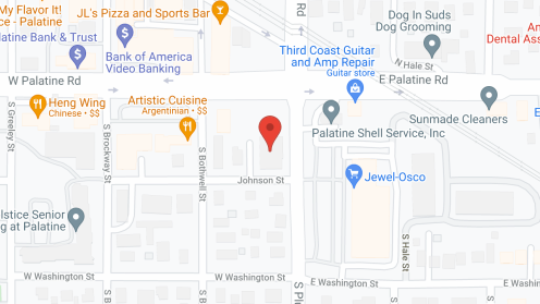Map of the neighborhood around Aperion Care Plum Grove