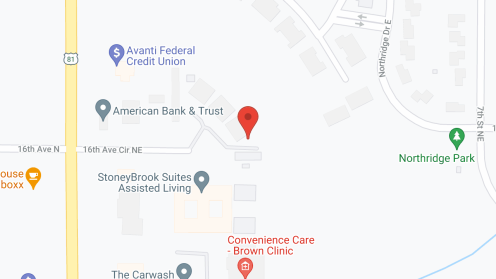 Map of the neighborhood around StoneyBrook Suites Watertown