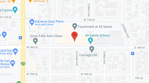 Map of the neighborhood around Touchmark at All Saints