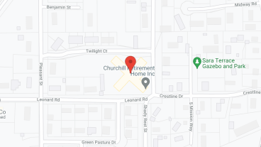 Churchill Retirement Home in google map