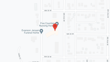 Five Counties Hospital & Nrsng in google map