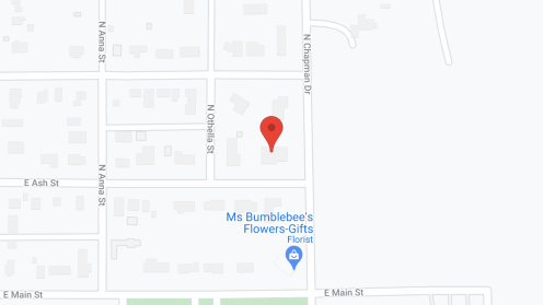 Map of the neighborhood around Avera Street Benedict Living
