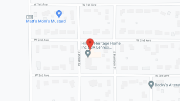 Lennox Assisted and Independent Living in google map