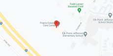 Prairie Estates Care Ctr in google map