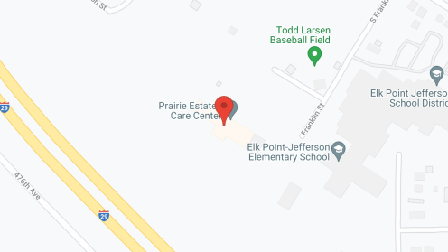 Map of the neighborhood around Prairie Estates Care Ctr