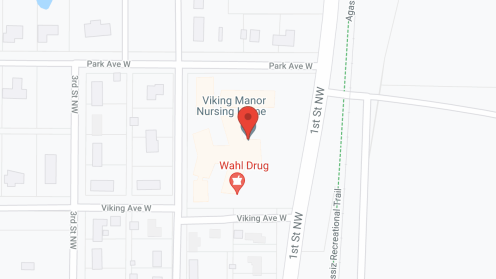 Map of the neighborhood around Viking Manor Nursing Home