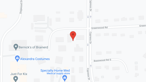 Map of the neighborhood around Bethand Good Samaritan House