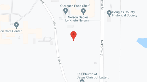 Map of the neighborhood around Senator