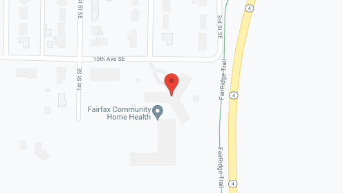 Map of the neighborhood around Fairfax Community Home Inc