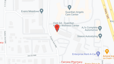 Evans Park in google map