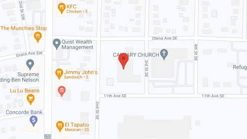 Map of the neighborhood around Heritage Center