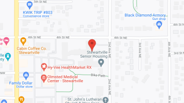 Stewartville Care Ctr in google map