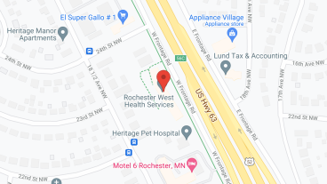 Golden Living Center Rochester West in google map