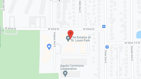 Map of the neighborhood around The Estates at St. Louis Park