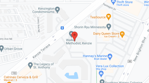 Map of the neighborhood around Walker on Kenzie