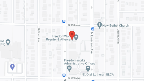 Map of the neighborhood around North Oaks On Emerson