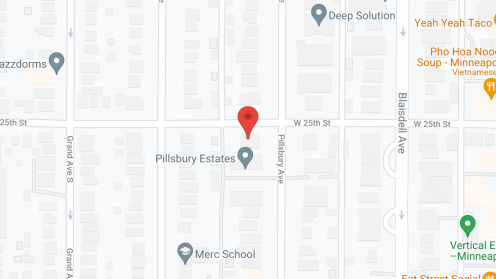 Map of the neighborhood around Pillsbury Board and Care Home