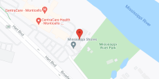 Mississippi Shores in google map