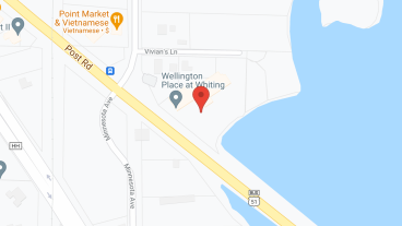 Wellington Place at Whiting in google map