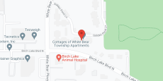 Cottages of White Bear Townshp in google map