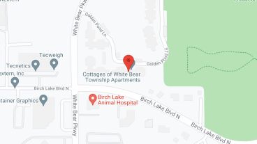 Cottages of White Bear Townshp in google map