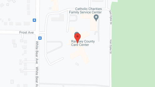 Map of the neighborhood around Ramsey County Care Center