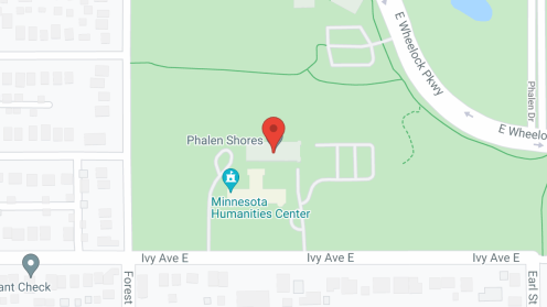 Map of the neighborhood around Phalen Shores Apartments