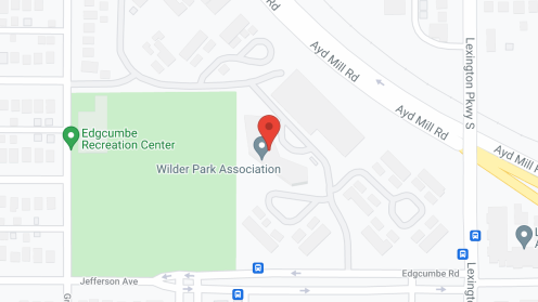 Map of the neighborhood around Wilder Park