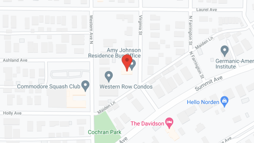 Map of the neighborhood around Amy Johnson Residence