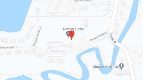 Map of the neighborhood around Bethany Home