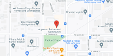 Appleton Retirement Community in google map
