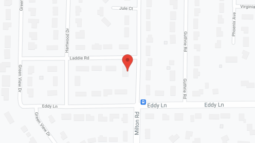 Map of the neighborhood around Poplar Place