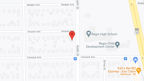 Map of the neighborhood around Forever Friends Home