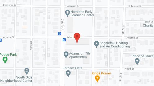 Map of the neighborhood around Salzer Square