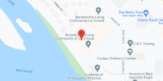 Benedictine Living Community La Crosse in google map