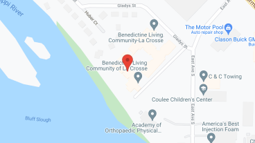 Benedictine Living Community La Crosse in google map
