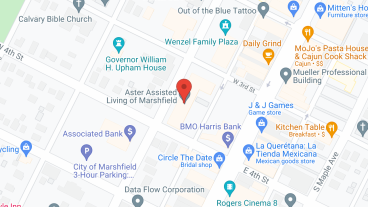 Aster Retirement Community of Marshfield in google map
