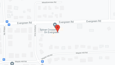 Sylvan Crossings on Evergreen in google map