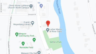 Luther Manor at River Oaks in google map