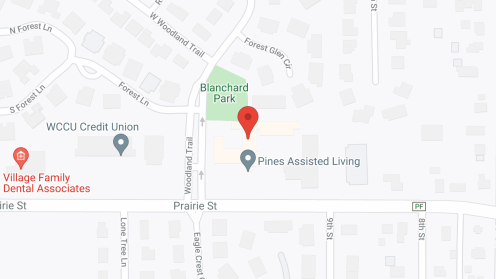 Map of the neighborhood around The Pines Assisted Living