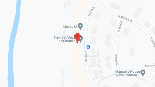 Map of the neighborhood around Luther Haven