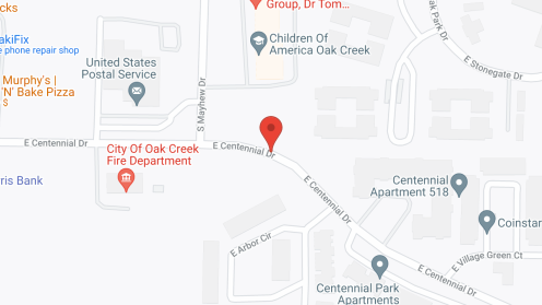 Map of the neighborhood around The Centennial