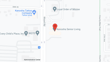 Kenosha Senior Living in google map