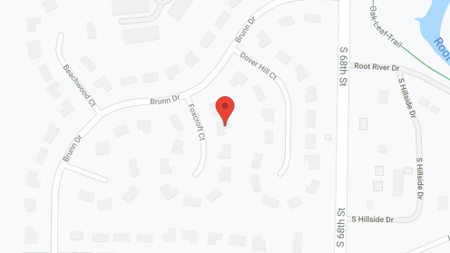 Map of the neighborhood around Foxcroft Crossing