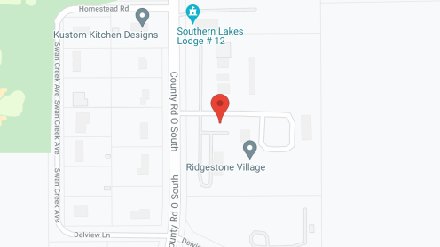 Map of the neighborhood around Ridgestone Village