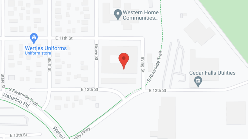 Map of the neighborhood around Willowwood