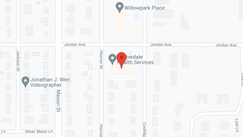 Map of the neighborhood around Willowdale Nursing and Rehab Ctr