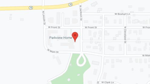 Map of the neighborhood around Parkview Home
