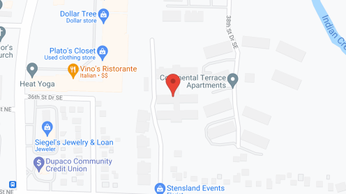 Map of the neighborhood around Garnett Place