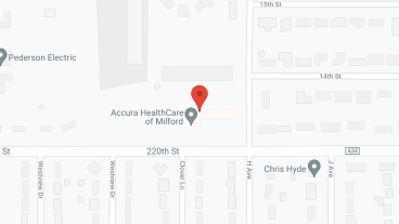 Milford Nursing Ctr in google map